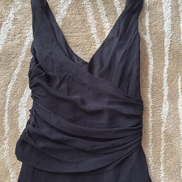J. Crew Dress Size petite small 100% silk chiffon - Picture 6 of 6